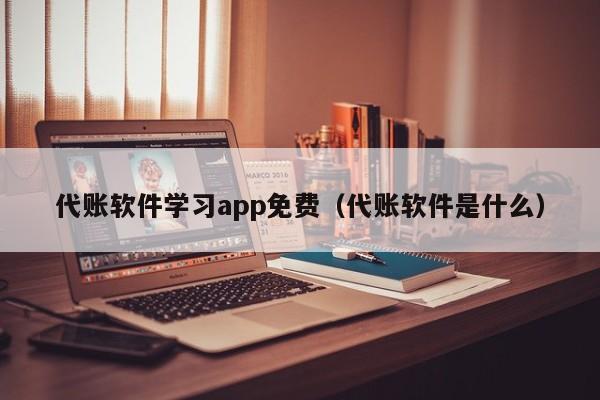 代账软件学习app免费（代账软件是什么）