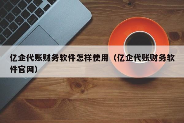 亿企代账财务软件怎样使用（亿企代账财务软件官网）